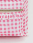 Pink Plaid Backpack